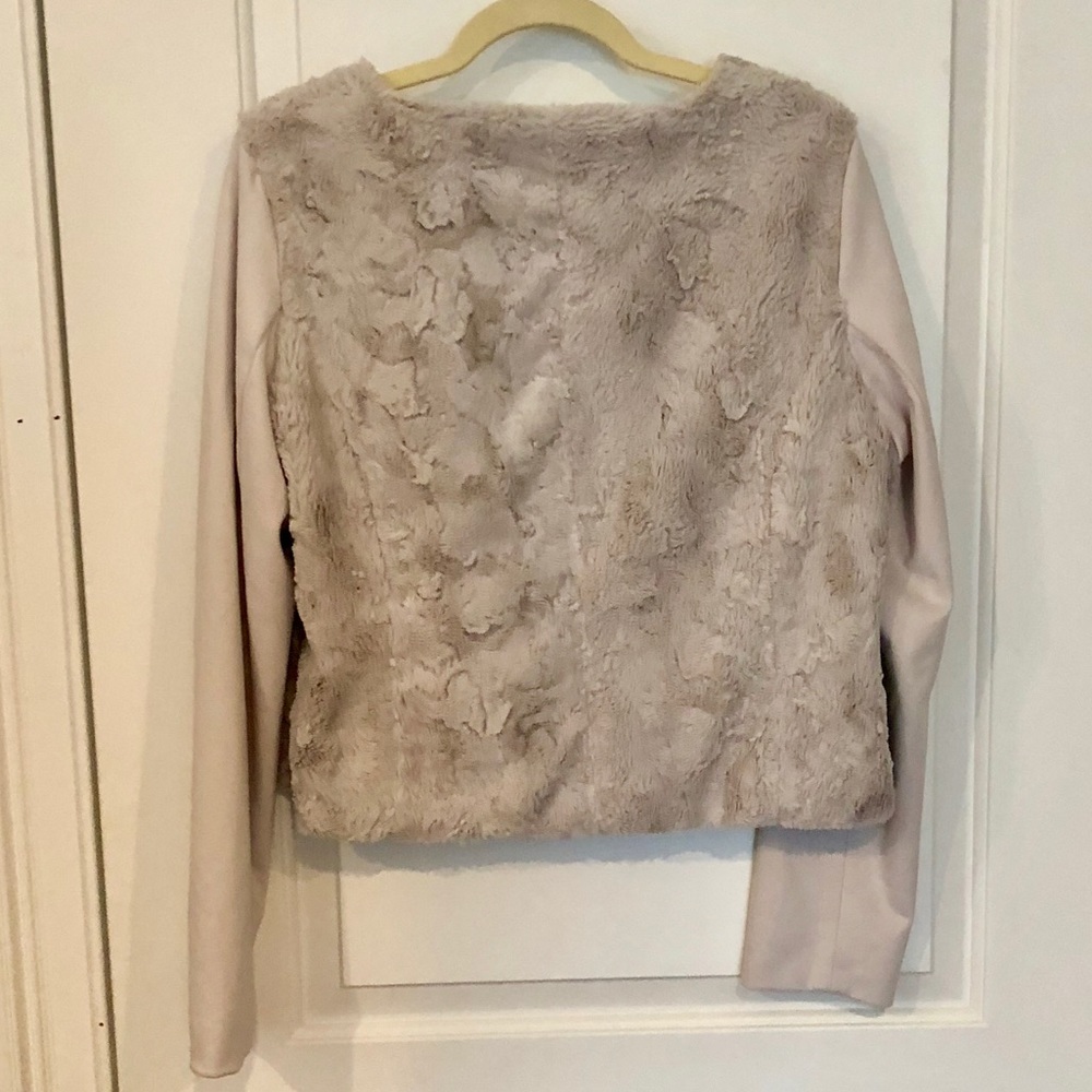 COMMA Brand Dusty Pink "Fur" Jacket - Picture 4 of 7